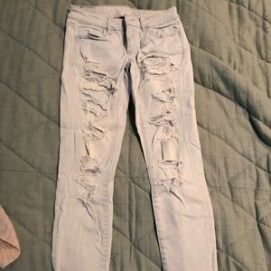 Ripped American eagle jeans